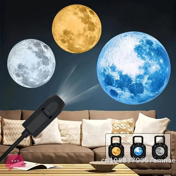 3-in-1 Galaxy Projector Night Light