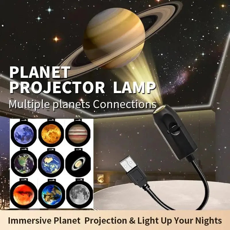 3-in-1 Galaxy Projector Night Light
