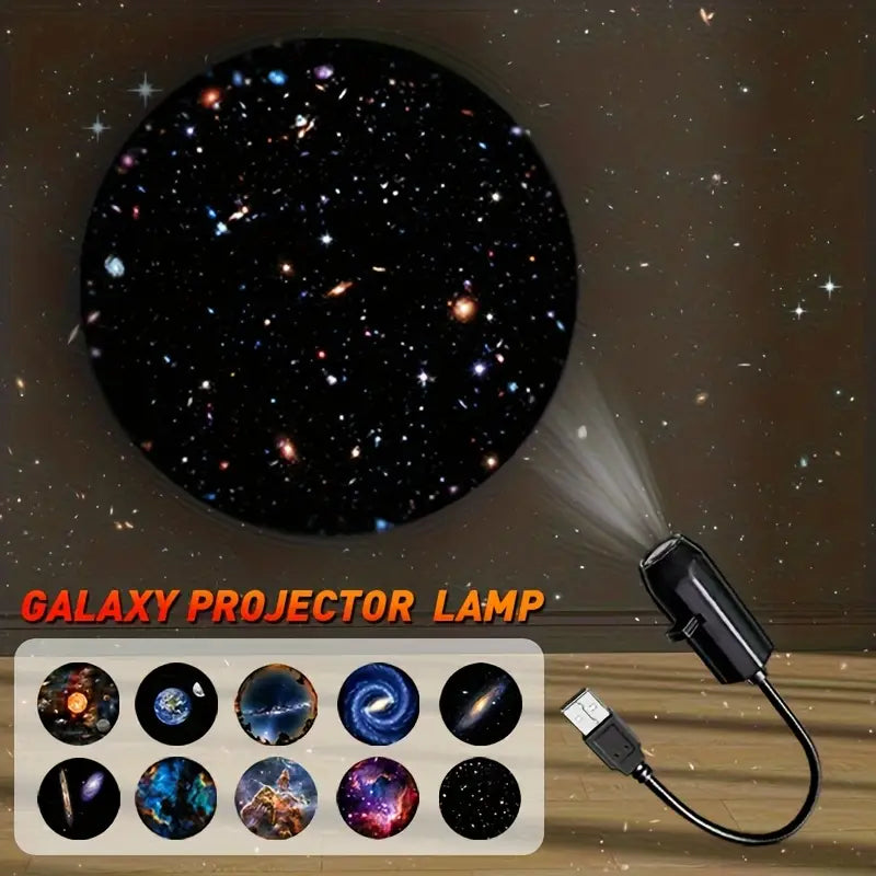 3-in-1 Galaxy Projector Night Light