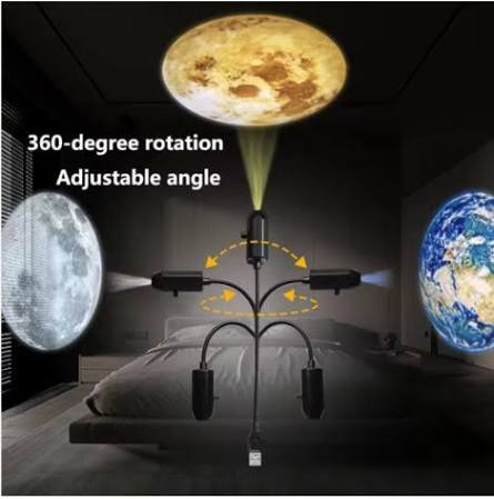3-in-1 Galaxy Projector Night Light